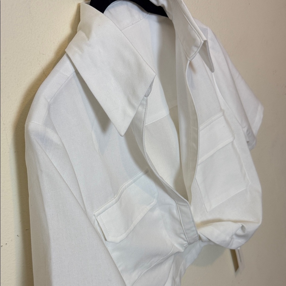 Commence Cropped Short Sleeve Shirt - Picture 3 of 10